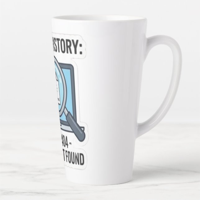 Caneca Erro 404 - Xícara de Café Divertida de TI (Direita)