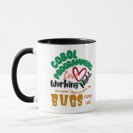 Caneca Erros de Cobol Aparecem Tarde da Noite