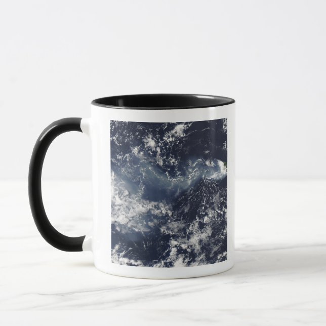 Caneca Erupção de Piton de la Fournaise, Reunião Isla (Esquerda)