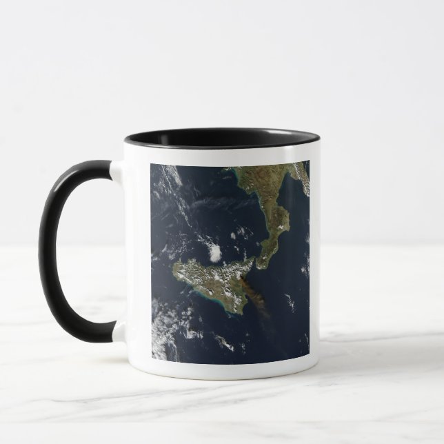 Caneca Erupção do Monte Etna na Sicília (Esquerda)