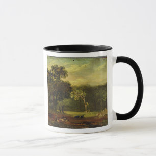 Caneca Esboço da natureza no parque de Sion, 1819 (óleo