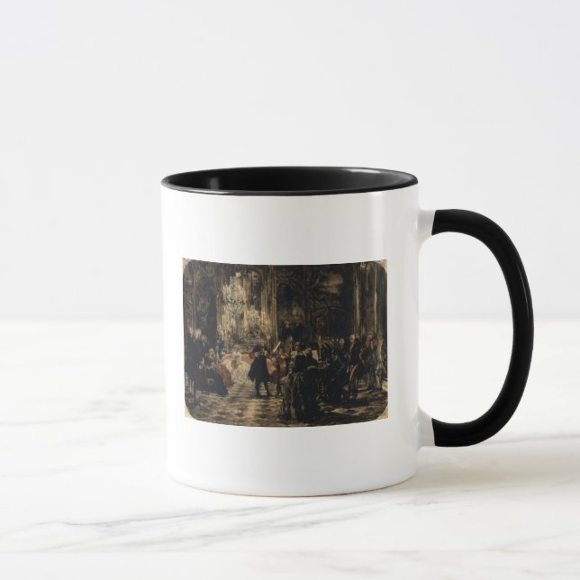 Caneca Esboço para o concerto da flauta, 1852 (Direita)