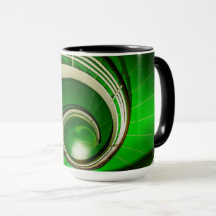 Caneca Escada Circular Verde