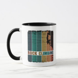 Caneca Escalada Climber Rock Climbing Vintage