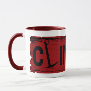 Caneca Escalador de rocha vintage