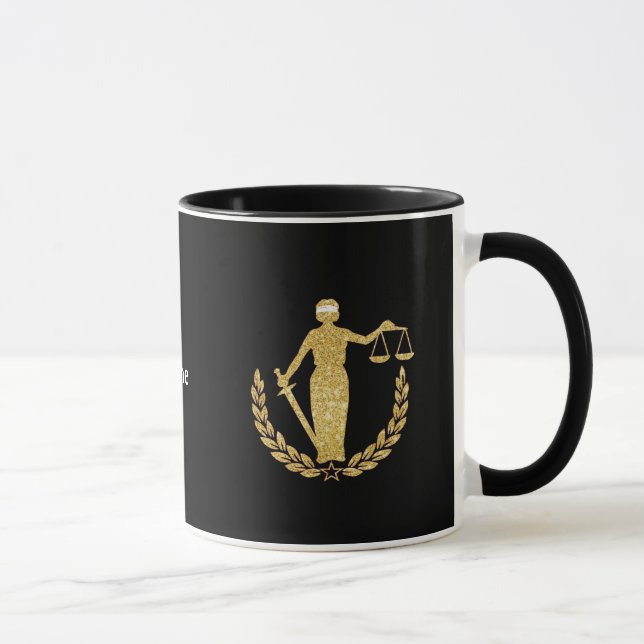Caneca Escalas de Justiça e Lady Justice Mug (Direita)
