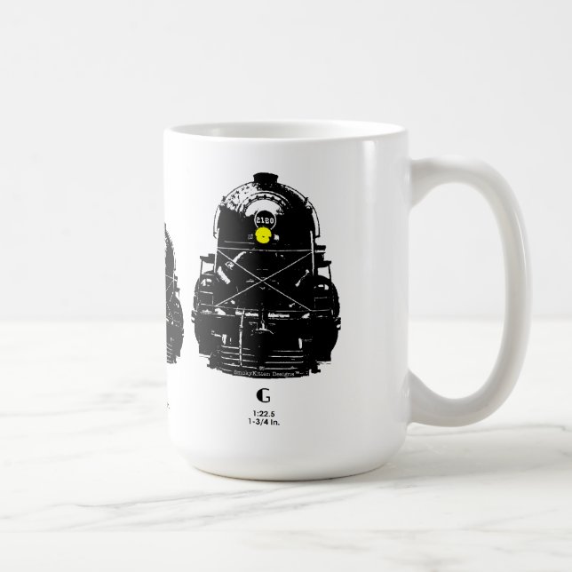 Caneca Escalas modelo do trem - que é sua escala? (Direita)