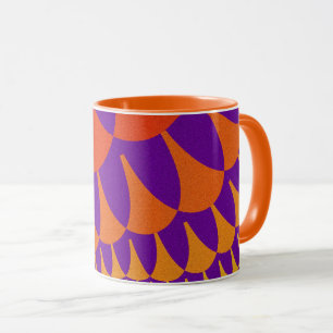 Caneca Escalas Vermelhas e Laranja
