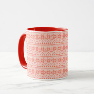 Caneca escândalo de inverno nórdico do enfeites de natal