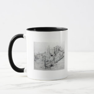 Caneca Escavação bem no mais baixo lugar de Bedford,