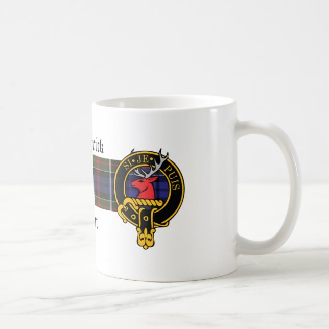 Caneca escocesa da crista e do Tartan de (Direita)