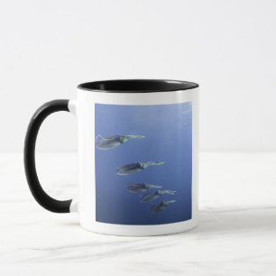 Caneca Escola do calamar no caribe