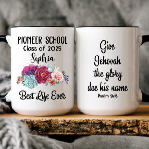Caneca Escola Pioneira Personalizada - Oferta Jw Pioneer