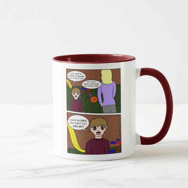 Caneca Esconda-me Gramma! (Direita)