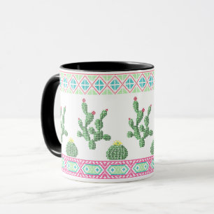 Caneca Escoteiro tribal bordado cruzado méxico