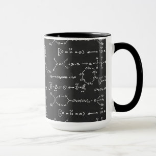 Caneca Escrita da fórmula química