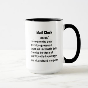 Caneca Escritor de Correio Engraçado Dons de definição pa