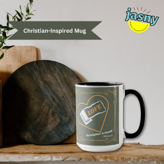 Caneca Escritura Cristã Inspiracional Com Duas Toneladas