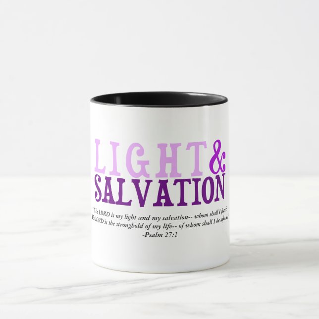 Caneca Escritura de Luz Cristã e Salva Versa (Centro)