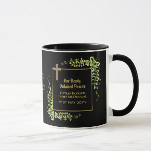 Caneca Escritura de presentes de Deacon recém-encomendada