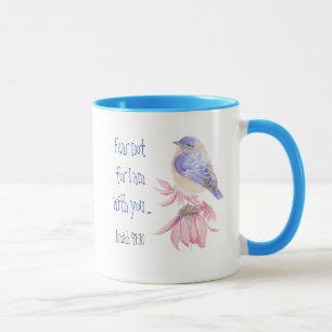 Caneca Escritura Inspiracional Isaiah 40:10 Bluebird