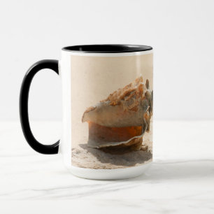 Caneca Escudos do mar na praia