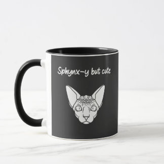 Caneca Esfinge, mas bonito para todos os parentes de gata