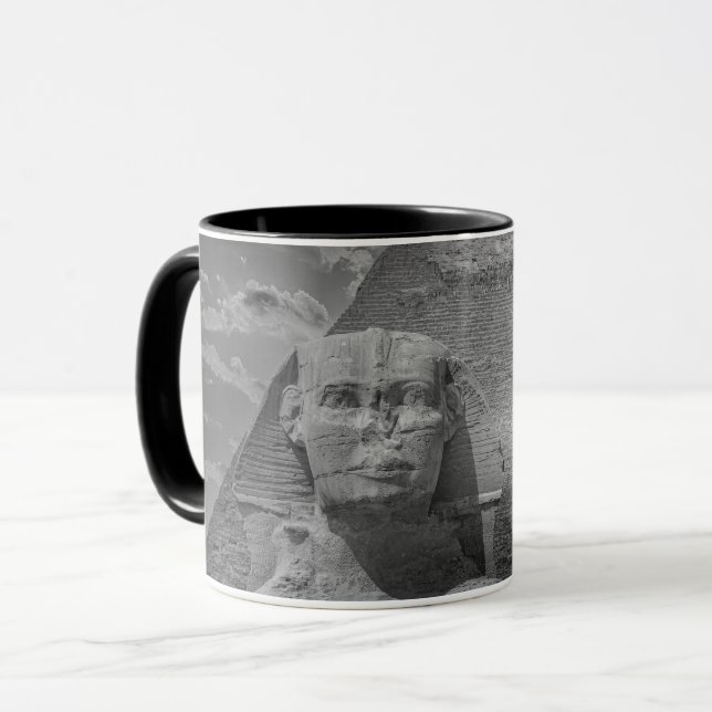CANECA ESFINX E PIRAMIDE (Frente Esquerda)