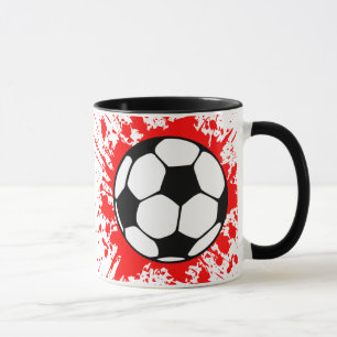 Caneca esguicho de futebol.