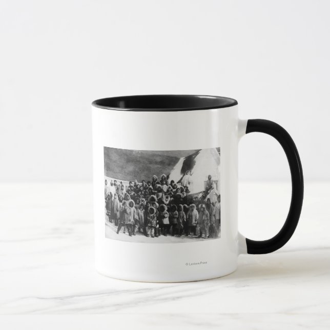 Caneca Eskimo School Children in Alaska Photoshop (Direita)