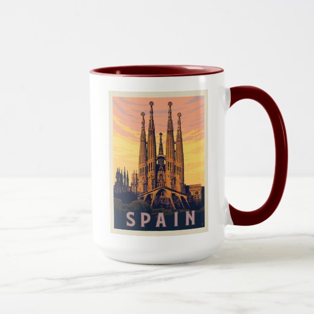 Caneca Espanha | Familia Sagrada (Direita)