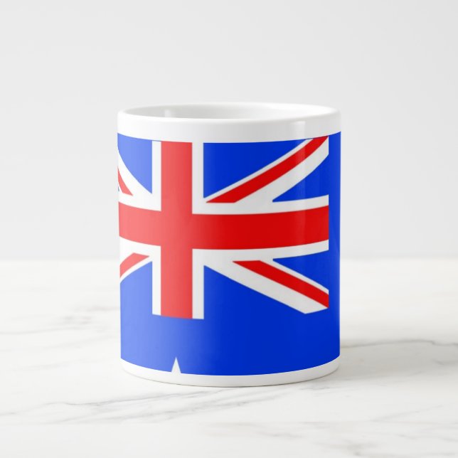 Caneca especial de bandeira australiana (Frente)