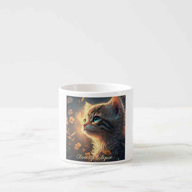 Caneca Especialidade Gatinho Aura Ensolarada (Frente)