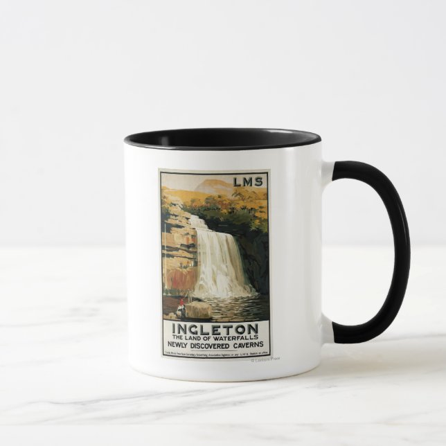 Caneca Espectadores Subem na Poster da Via Navegável (Direita)