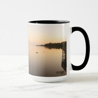 Caneca Espelho da Flórida Nascer do Sol no Oceano Natural