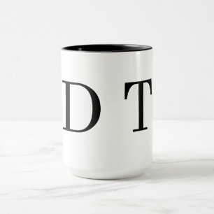 Caneca Espelho de Platina Gravado – Luxo Ultra‑Limpo