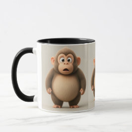 Caneca "Espera, O Quê?" Monkey Mug