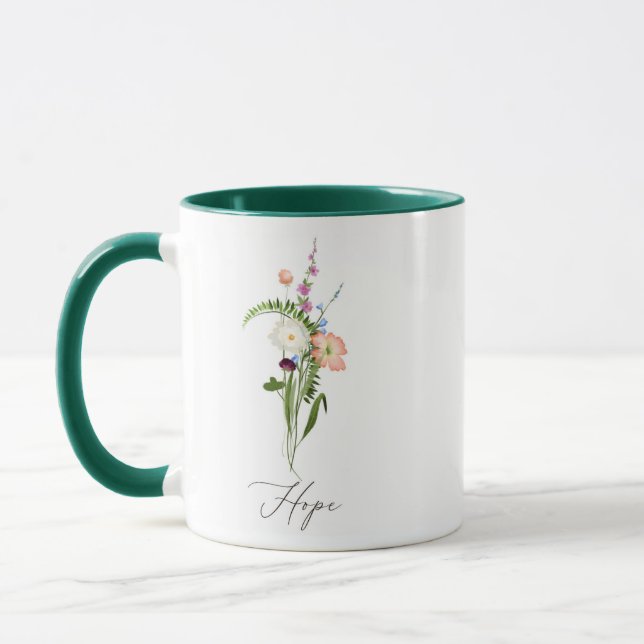 Caneca Esperança de flores silvestres (Esquerda)