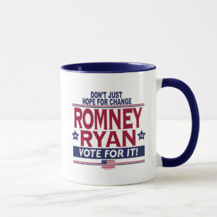 Caneca Esperança real 2012 de Romney Ryan