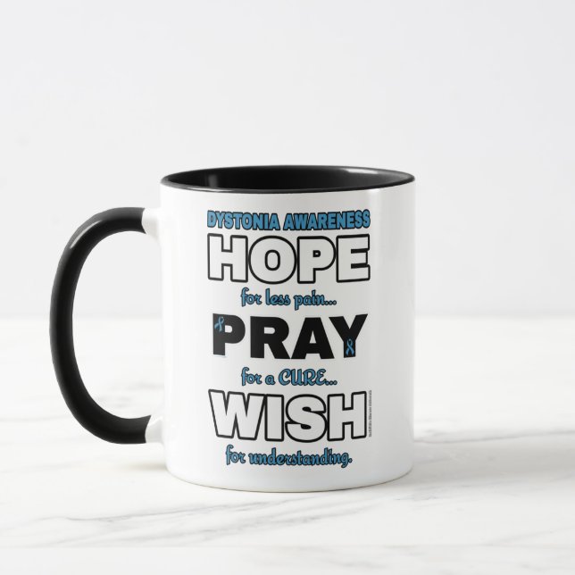 Caneca Espero Rezar... Dystonia Mug. (Esquerda)
