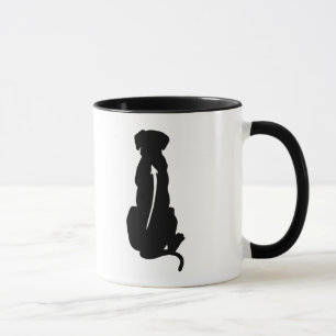 Caneca Espinha da raça do cão de Rhodesian Ridgeback