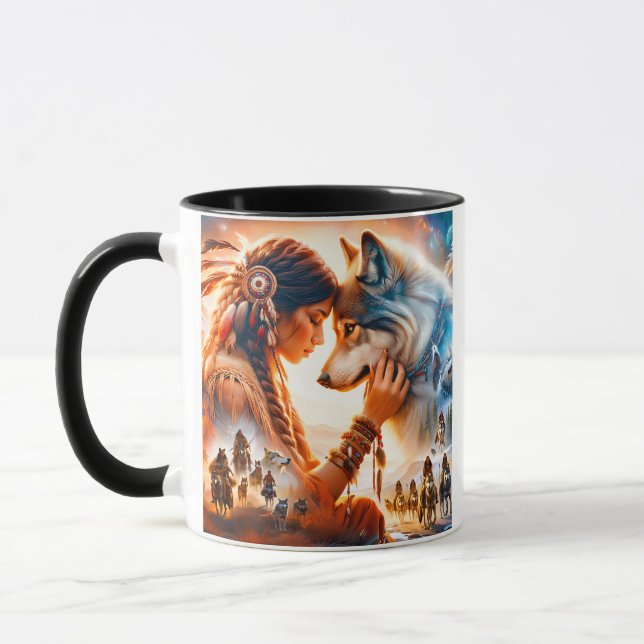 Caneca "Espírito Bond: A Viagem da Irmã Lobo" (Esquerda)