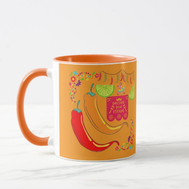 Caneca Espírito Laranja Festa Chama (Esquerda)