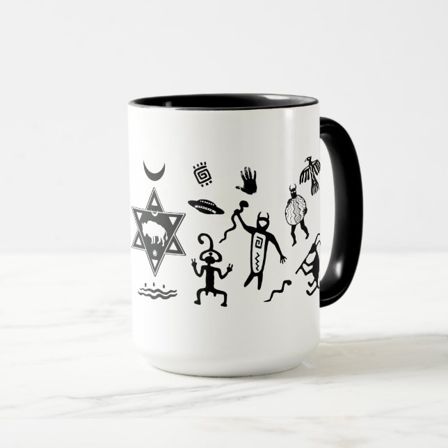 Caneca Espírito tribais do búfalo branco (Frente Esquerda)
