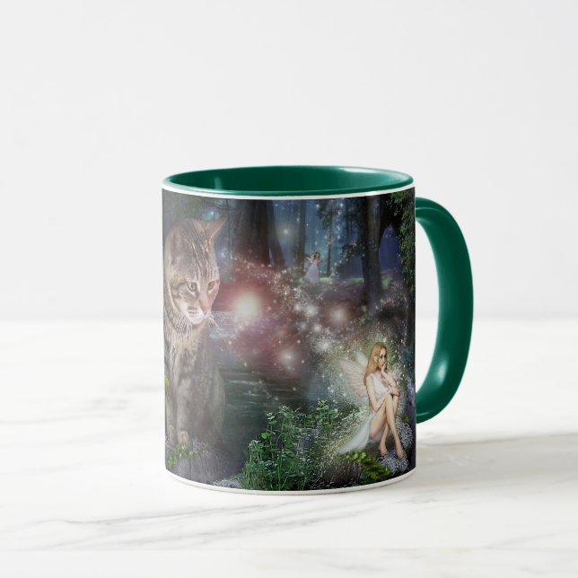 Caneca Espíritos Kindred 🧚 ‍ ♀️ 😽 (Frente Esquerda)