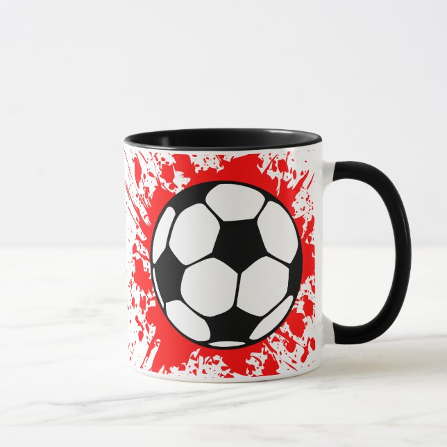 Caneca esplendor de futebol. (Direita)