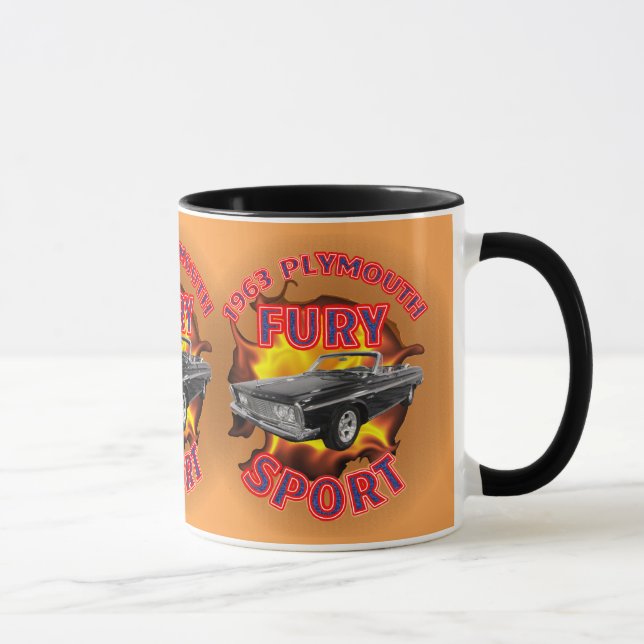 Caneca Esporte 1963 da fúria de Plymouth (Direita)
