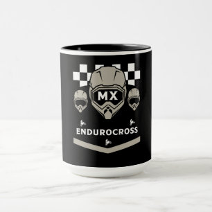Caneca Esportes de motocross em motocross de bicicleta de