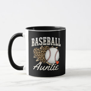 Caneca Esportiva Tia de Beisebol com Coração Estam
