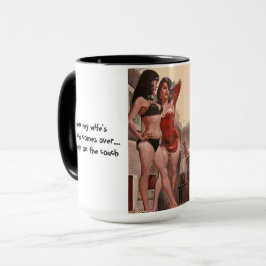 Caneca Esposa Bissexual - Visitas Namorada